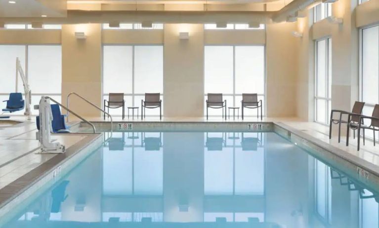 Refreshing indoor pool at Hyatt Place Portland Airport At Cascade Station.