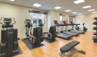 Fitness center available at Hyatt Place Portland Airport At Cascade Station.