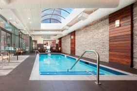 Lovely indoor pool at Courtyard By Marriott Boston Brookline.