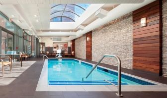 Lovely indoor pool at Courtyard By Marriott Boston Brookline.