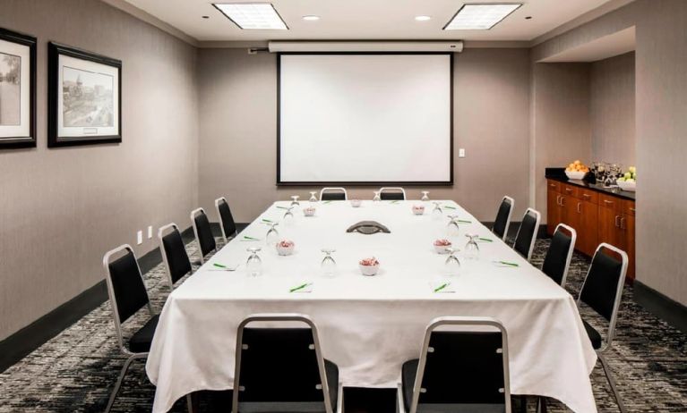 Professional meeting room at Courtyard By Marriott Boston Brookline.