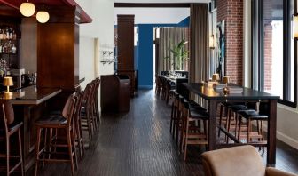 Dining and coworking space at The Boxer Boston.