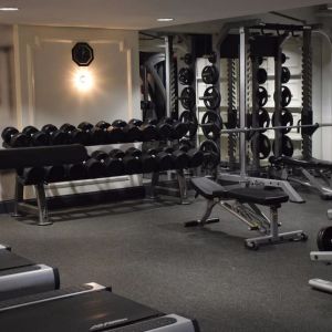 Well equipped fitness center at Capitol Hill Hotel.