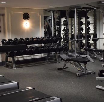 Well equipped fitness center at Capitol Hill Hotel.