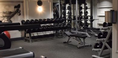 Well equipped fitness center at Capitol Hill Hotel.