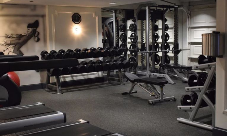 Well equipped fitness center at Capitol Hill Hotel.