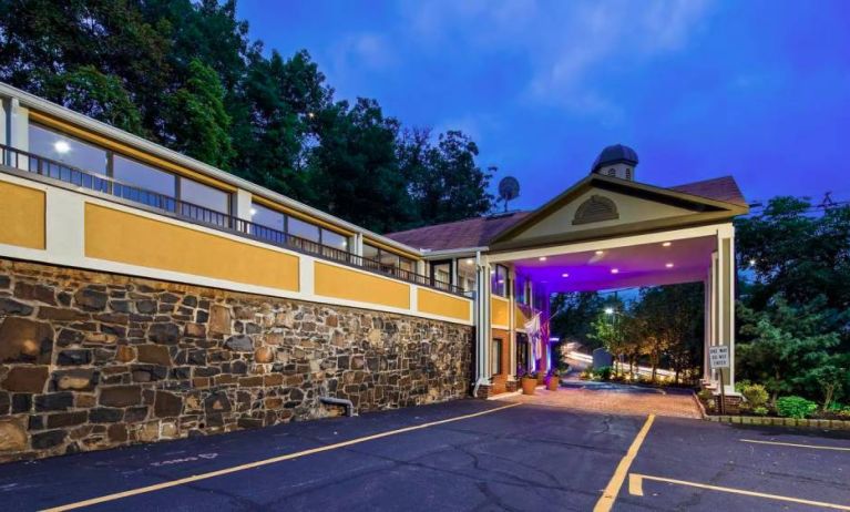 Hotel exterior at Best Western Fort Lee.