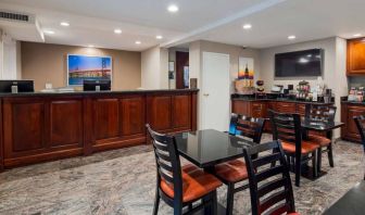 Dining area perfect for coworking at Best Western Fort Lee.