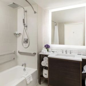 Private guest bathroom at The Westin New Orleans.