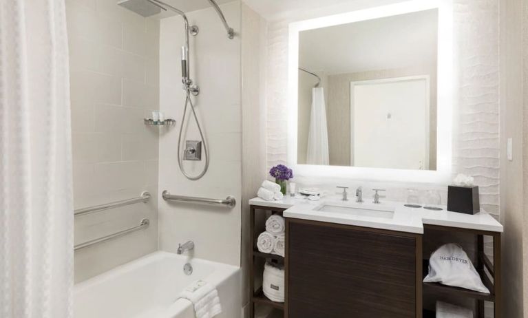 Private guest bathroom at The Westin New Orleans.