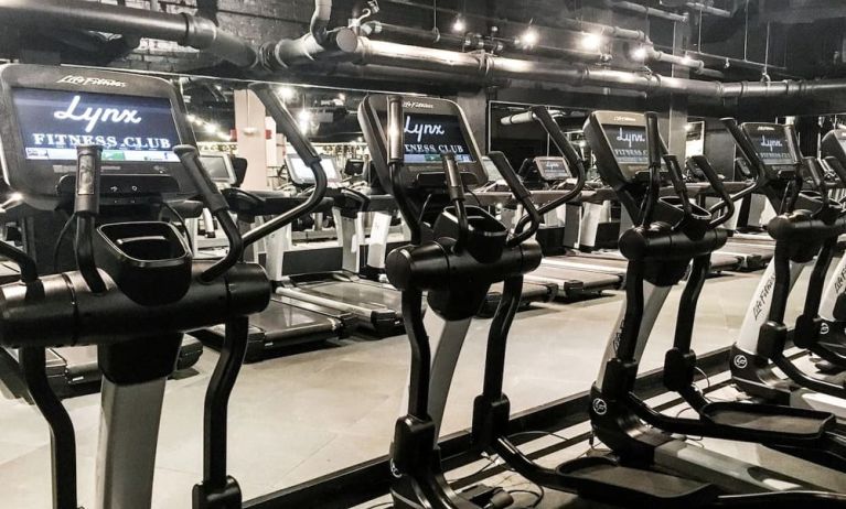 Well equipped fitness center at Boston Park Plaza.