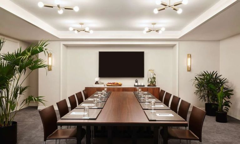 Professional meeting room at The James New York, NoMad.