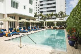 Stunning outdoor pool at Circa 39 Hotel.