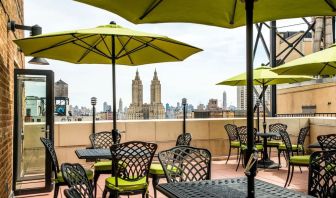 Stunning rooftop terrace at Beacon Hotel.