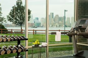 Well equipped fitness center at Hyatt Regency Boston Harbor - Logan Airport.