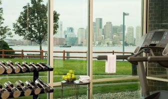 Well equipped fitness center at Hyatt Regency Boston Harbor - Logan Airport.