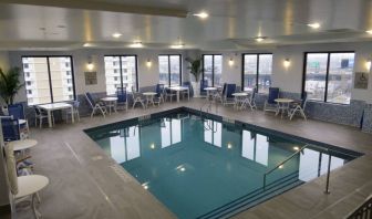 Refreshing indoor pool at Best Western Premier NYC Gateway.