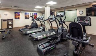 Fitness center at Best Western Premier NYC Gateway.