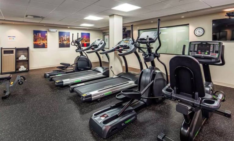 Fitness center at Best Western Premier NYC Gateway.