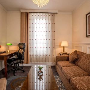 Day rooms equipped with business desk ideal for working remotely at Parc Suites Hotel.