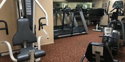 Fitness center at The Pacific Inn.