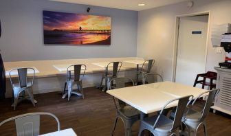 Breakfast area at The Pacific Inn.