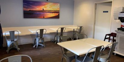 Breakfast area at The Pacific Inn.