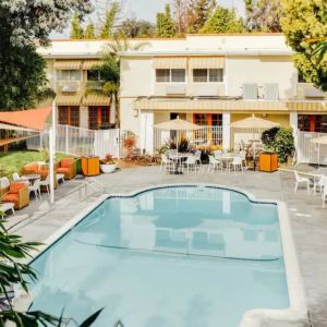 Refreshing outdoor pool at Wild Palms Hotel.