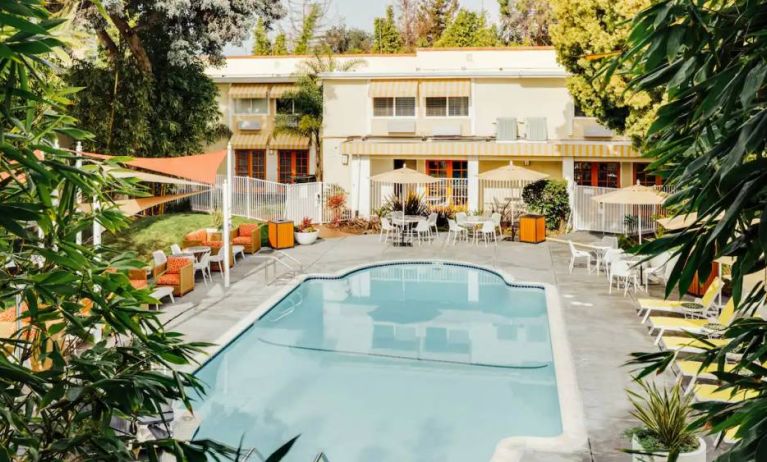 Refreshing outdoor pool at Wild Palms Hotel.