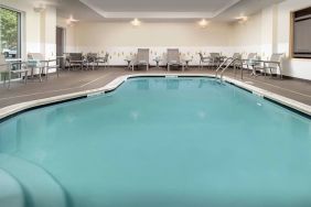 Stunning indoor pool at Fairfield Inn & Suites by Marriott Baltimore BWI Airport.