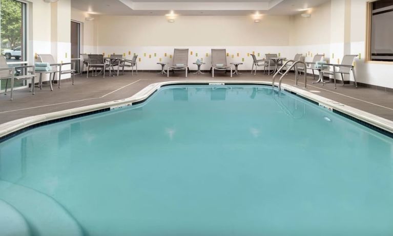 Stunning indoor pool at Fairfield Inn & Suites by Marriott Baltimore BWI Airport.