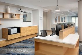 Dedicated business center with PC, printer, and internet at Fairfield Inn & Suites by Marriott Baltimore BWI Airport.