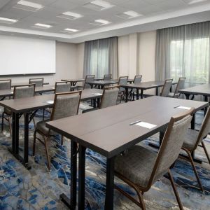 Professional meeting room at Fairfield Inn & Suites by Marriott Baltimore BWI Airport.