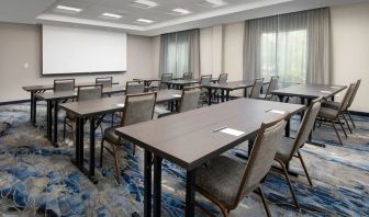 Professional meeting room at Fairfield Inn & Suites by Marriott Baltimore BWI Airport.