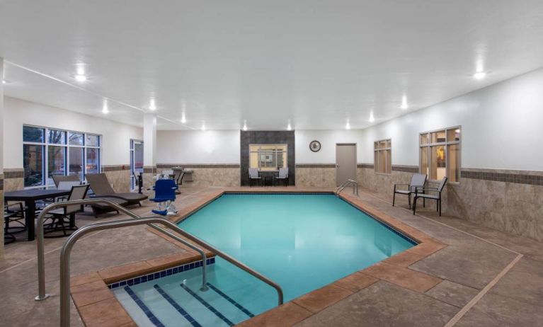 Refreshing indoor pool at AmericInn By Wyndham Sioux Falls North.