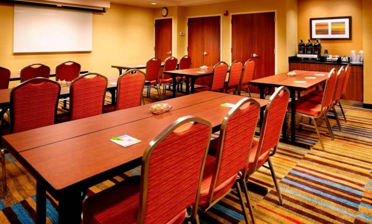 Professional meeting room at Fairfield Inn East Rutherford Meadowlands.