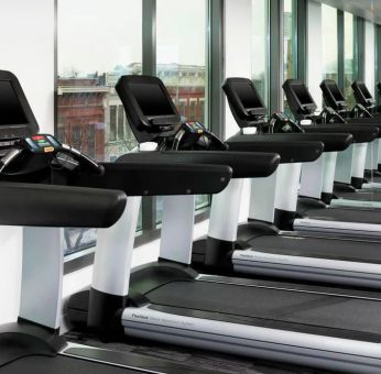 Well equipped fitness center at Le Méridien Columbus, The Joseph.