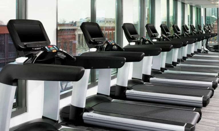 Well equipped fitness center at Le Méridien Columbus, The Joseph.