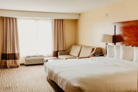 Delux king room with natural light at Comfort Inn Pomona Near Fairplex.