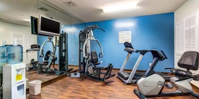 Fitness center available at Comfort Inn Pomona Near Fairplex.