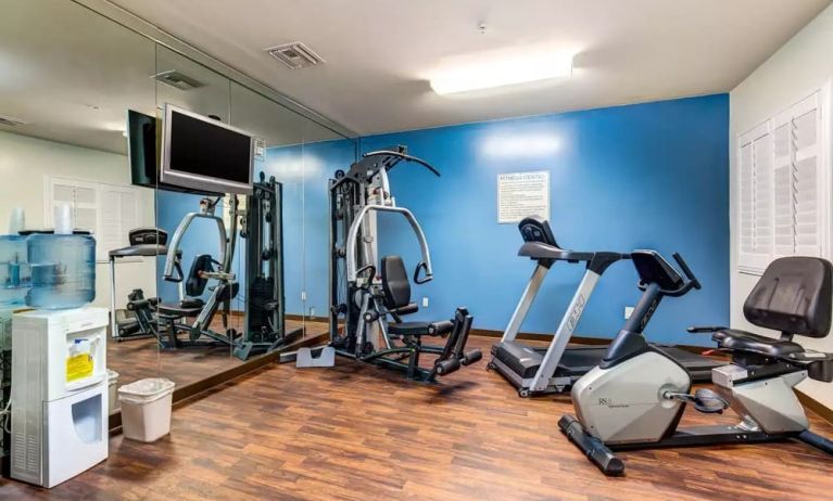 Fitness center available at Comfort Inn Pomona Near Fairplex.