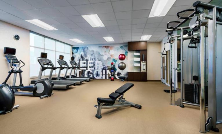 Fitness center at Springhill Suites By Marriott Belmont / Redwood Shores.