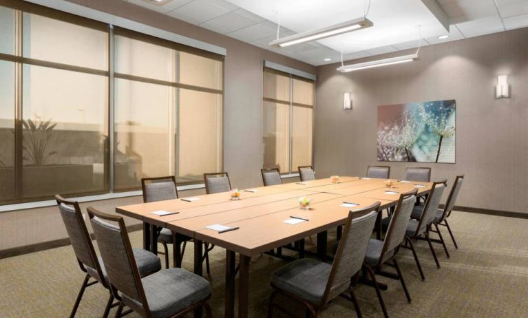 Professional meeting room at Springhill Suites By Marriott Belmont / Redwood Shores.