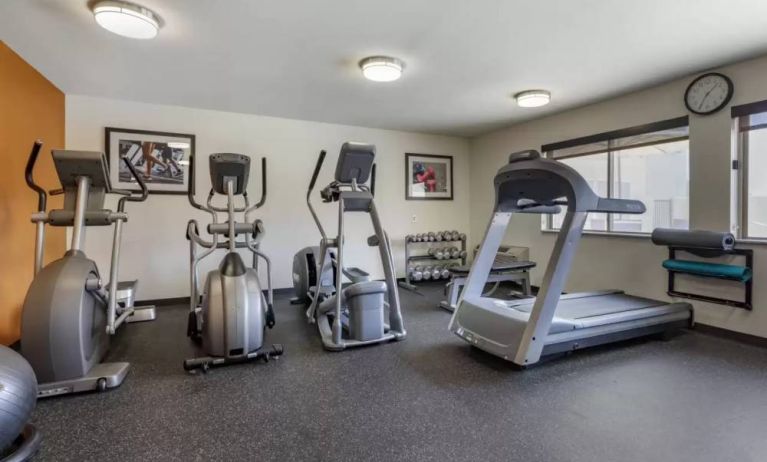 Fitness center available at Comfort Inn & Suites Albuquerque Downtown.