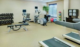 Fitness center available at Hilton Garden Inn Toronto/Burlington.