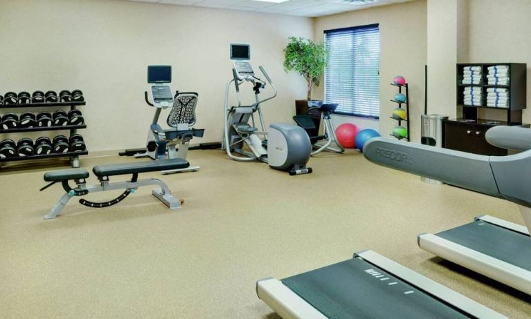 Fitness center available at Hilton Garden Inn Toronto/Burlington.