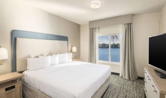 Day use room with natural light at Homewood Suites By Hilton Miami Airport-Blue Lagoon.