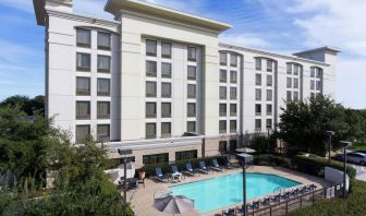 Refreshing outdoor pool at Hampton Inn Dallas-Irving-Las Colinas.