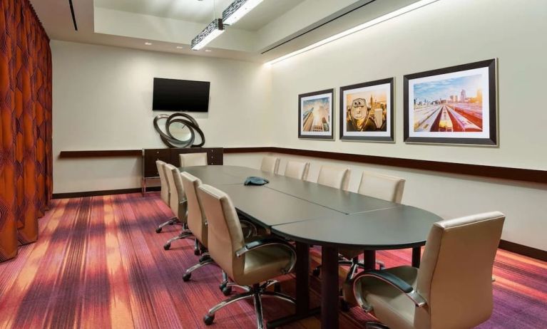 Professional meeting room at Hampton Inn Manhattan/Times Square Central.