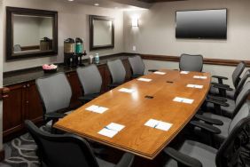 Professional meeting room at Homewood Suites By Hilton Denton.